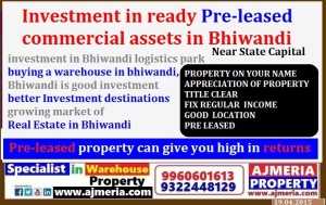Investment in ready pre-leased commercial assets in Bhiwandi Near State Capital Mumbai
