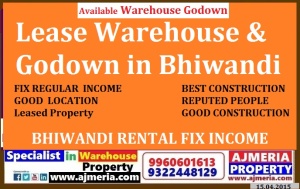 Lease Warehouse & Godown in Bhiwandi Near Mumbai Resale Ready to move by Ajmeria Property