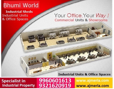 Industrial Units &amp; Office Spaces Industrial Sheds Commercial Units &amp; Showrooms by Ajmeria Property